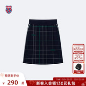 198786 简约百搭格子半身短裙 袁咏琳同款 KSWISS盖世威女裙
