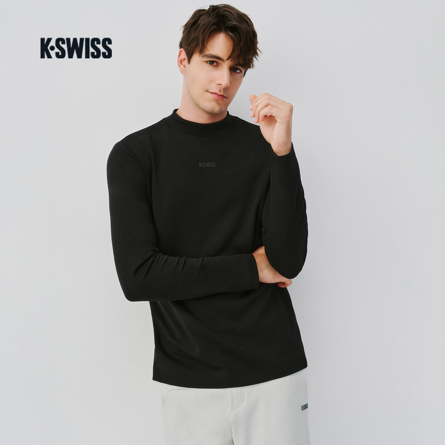 KSWISS盖世威T恤男舒适百搭经典