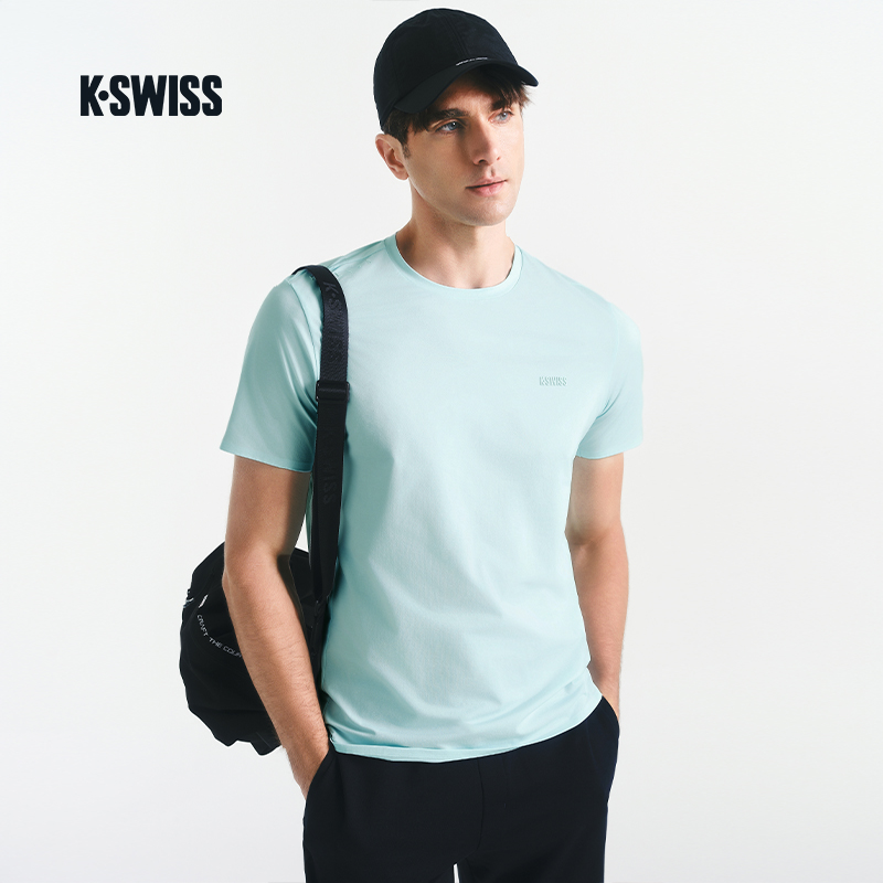 KSWISS盖世威T恤男百搭透气短袖