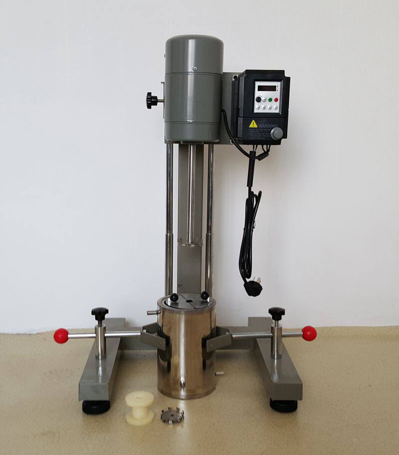 实验室分散机砂磨多用机搅拌机均质小型高速分散机变频分散机定