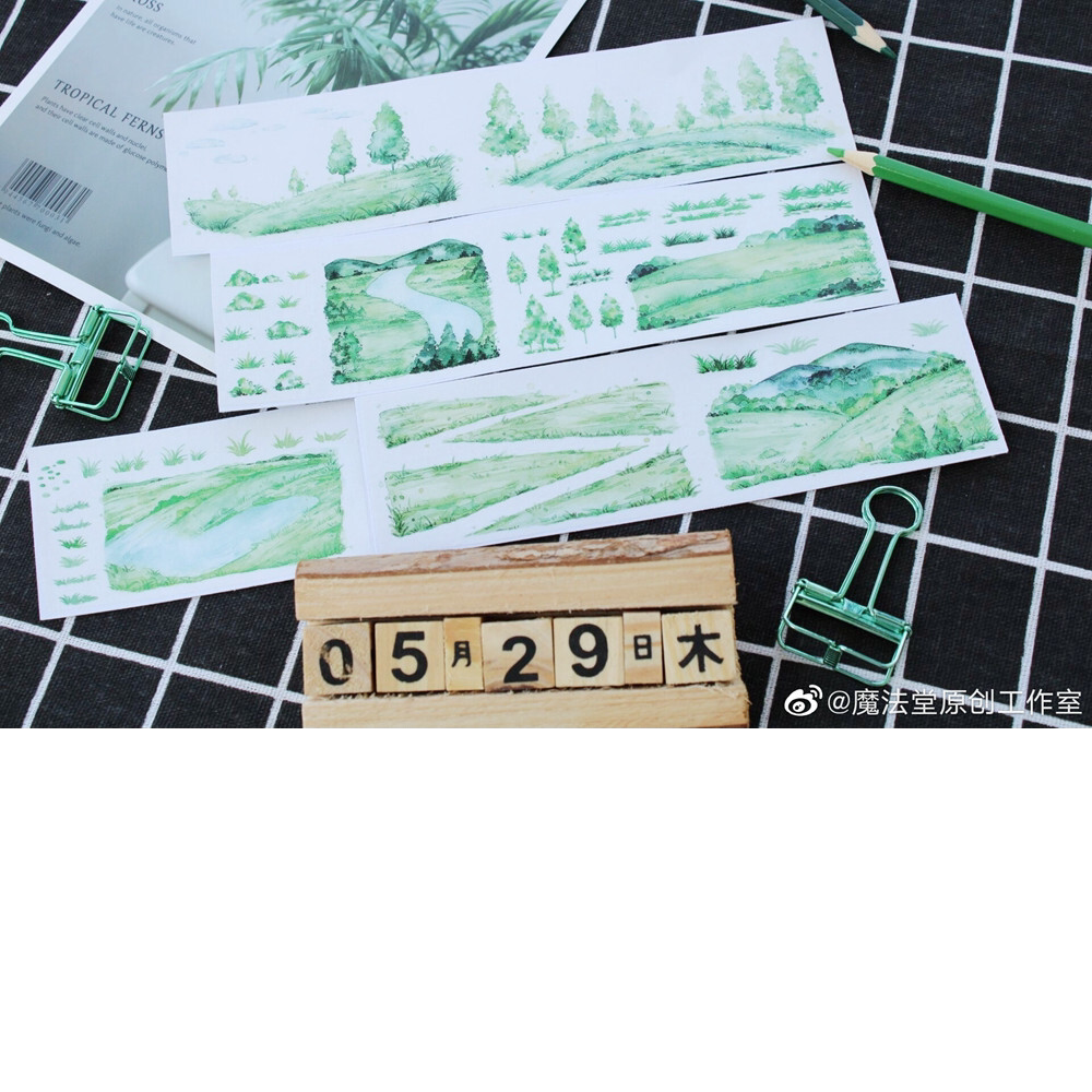 手帐胶带分装魔法堂DIY贴纸咕卡