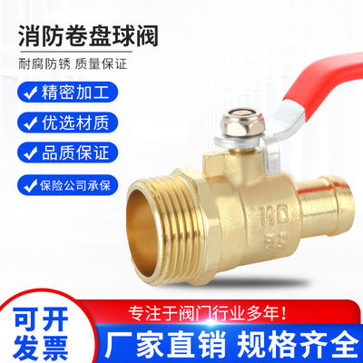 博朗威高压锻钢卷盘球阀消防球阀消防专用开关接头宝塔软管枪头