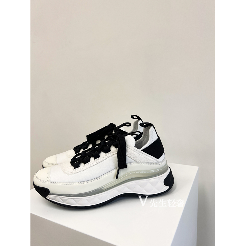 24S经典老爹鞋黑白熊猫运动鞋