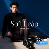 SoftLeap日本进口男款 袜丝袜N50 春秋薄连裤 压力裤 前开门保暖秋裤