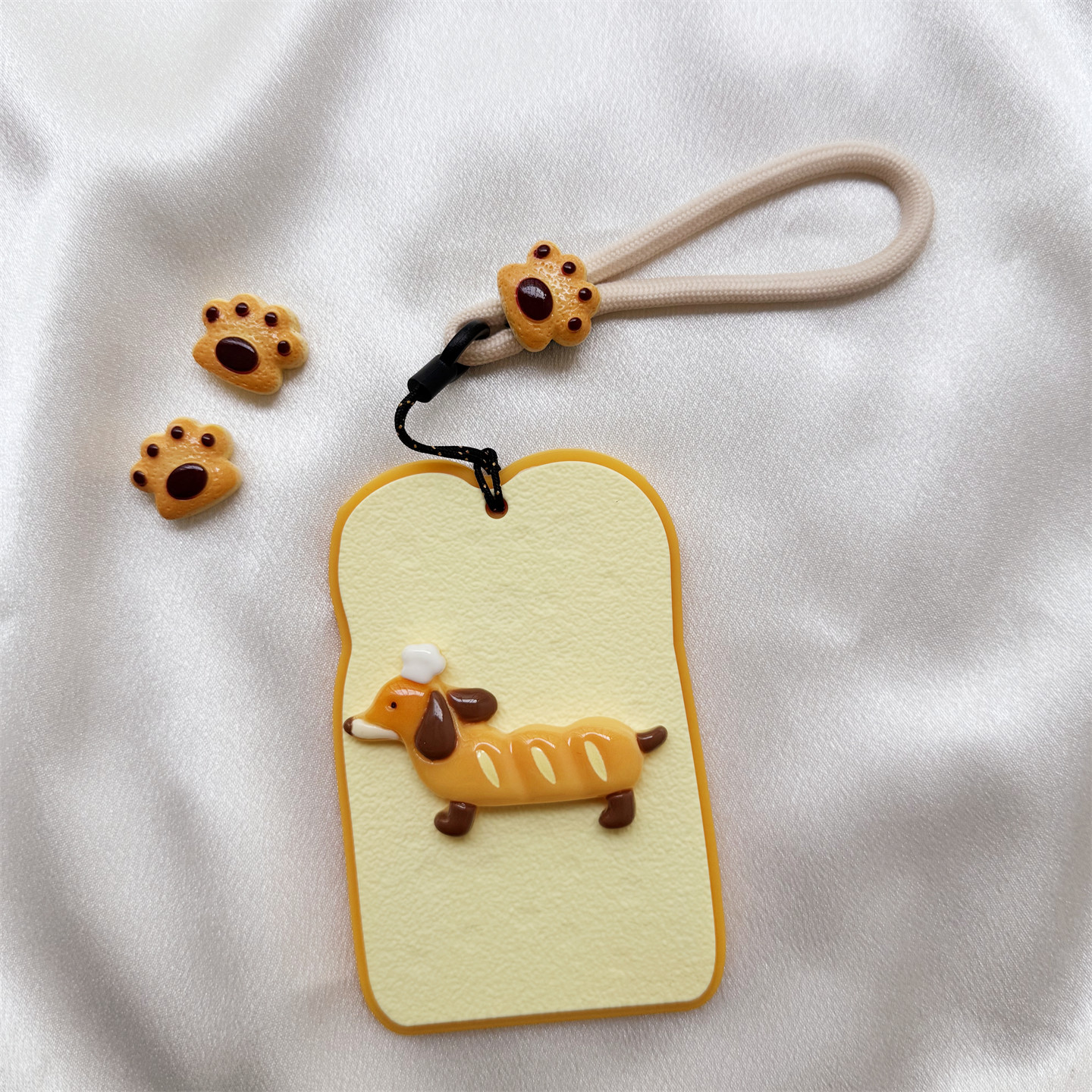 汽车卡片钥匙套【可爱法棍狗狗】