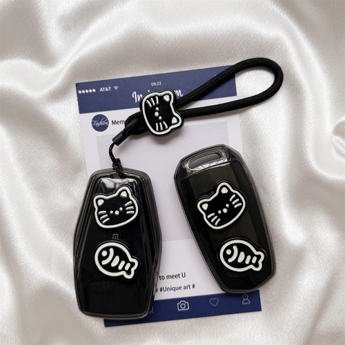 吉利【可爱小猫小鱼】钥匙保护套