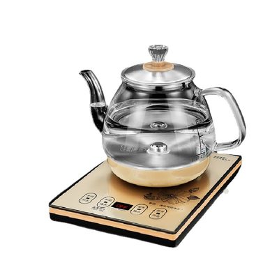 新品全自动上水电热烧水壶家用底部抽水茶台功夫泡茶一体泡茶电磁
