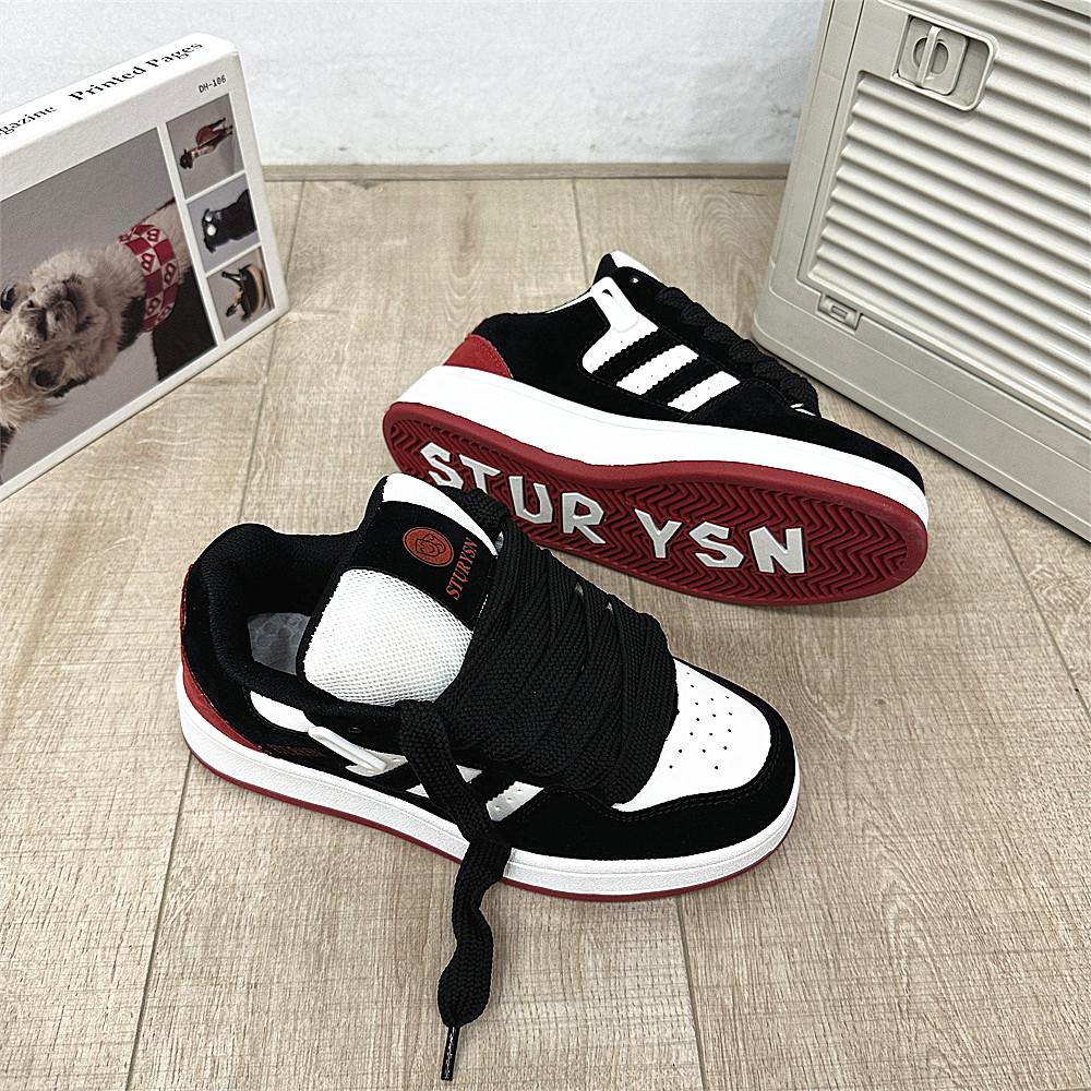 urYsn板鞋韩版平底拼色