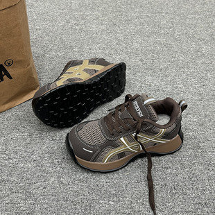 复古学生运动鞋 棕色港风厚底增高老爹鞋 美式 新款 女ins潮2026春季