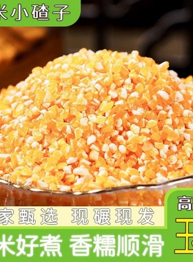 农家苞米糁玉米糁小碴子细玉米碴五谷杂粮粗粮营养食材