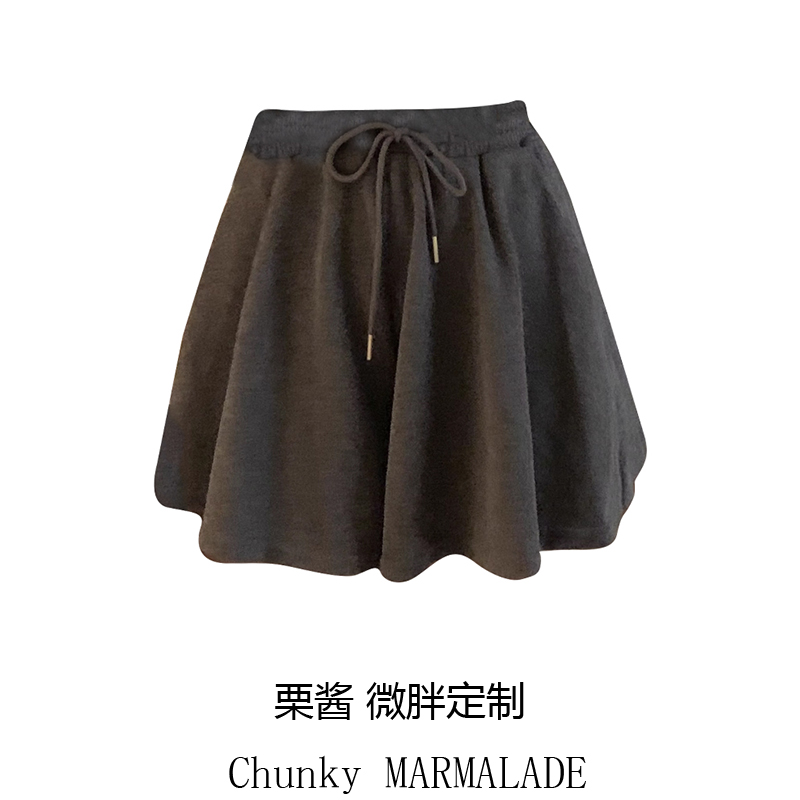 夏季宽松显瘦阔腿裤裙