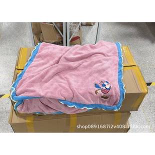 爱趣味小猪毛巾珊瑚绒吸水侣洗脸巾用学生家宿YEW舍情毛巾 冬可季