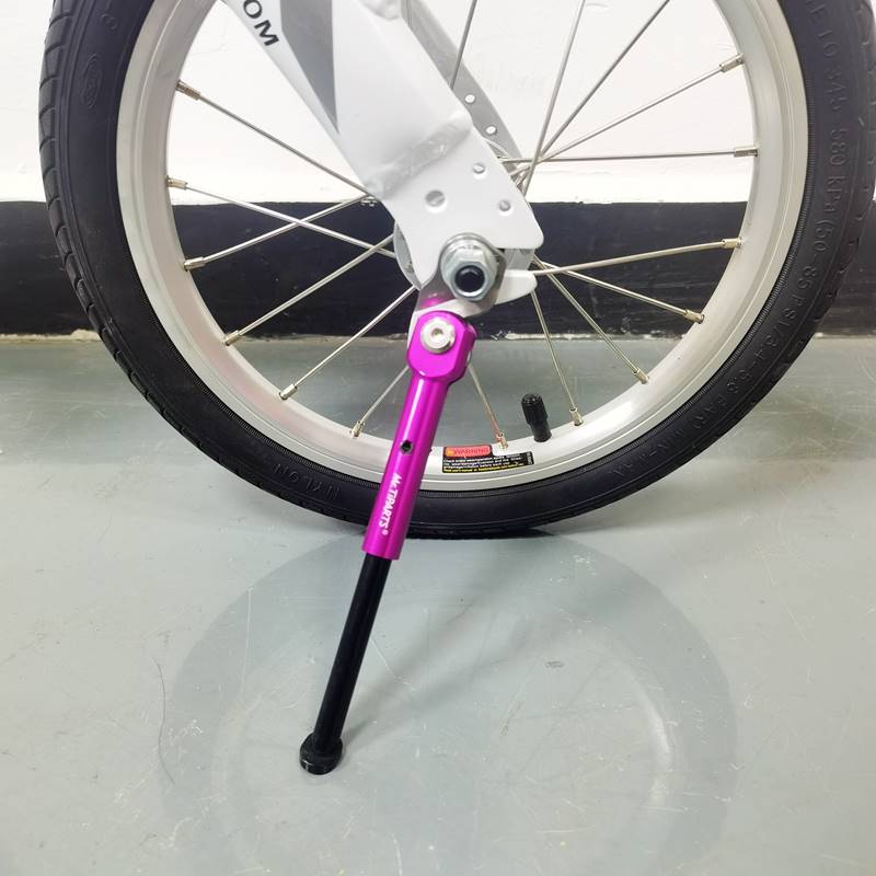 bya412大风行1402折叠自行车脚撑kickstand铝合金支架边撑14"