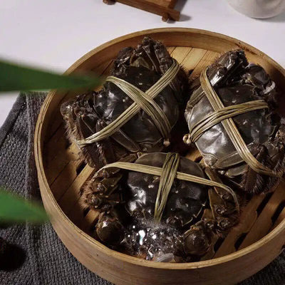 满黄满膏大闸蟹红膏新鲜捕捞