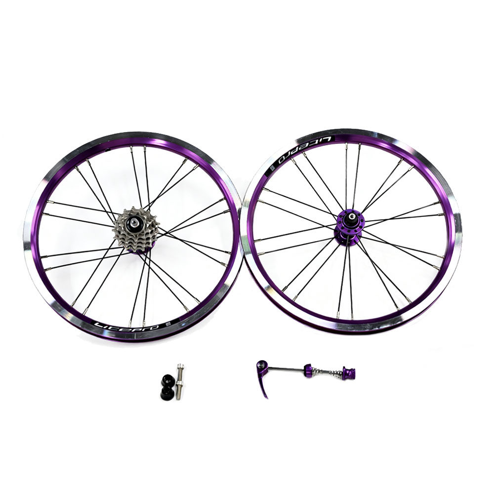 litepro自行车16寸外五速四培林折叠车改装