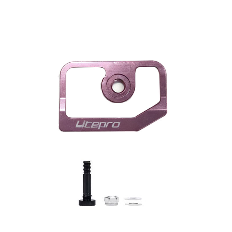 litepro小布国布折叠车无泥档线板铝合金前叉改装超轻款E版防剐蹭