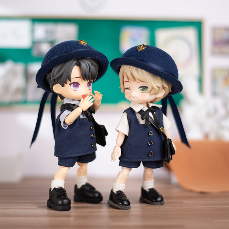 ob11娃衣 可爱日式幼稚园套装校服制服12分bjd娃娃GSC p9 阿巳2.0