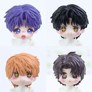 恋与深空GSC头壳沈星回 祁煜 黎深 秦彻粘土人ob11及ob22通用头壳