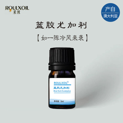 柔续®蓝胶尤加利单方精油澳洲产清凉高亢通鼻净化天然植物香薰
