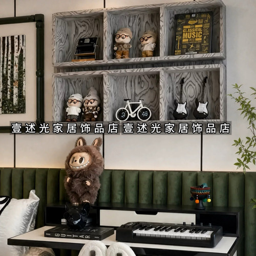 简约儿童房机械日历吉他摆件套装
