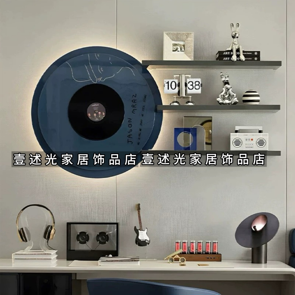 现代轻奢样板间家居儿童房卧室书桌书柜卡通组合桌面软装饰品摆件