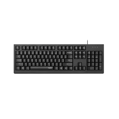 雷柏静音防水办公键盘