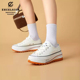 女新款 excelsior饼干鞋 男增高休闲鞋 低帮帆布鞋 官方 秋冬厚底板鞋