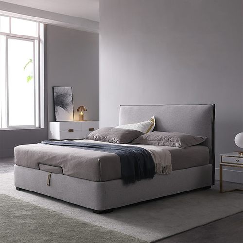 1.2米儿童1.5米布艺床网红储物床