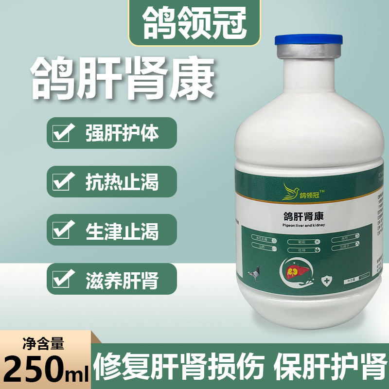 鸽领冠鸽用肝精调理排毒保肝护脏