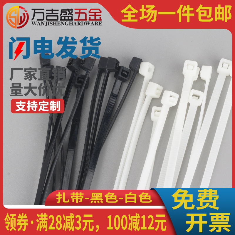 自锁式尼龙扎带束线带