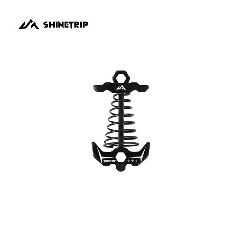 ShineTrip山趣户外05战术鱼骨钉露营天幕帐篷栈板固定弹簧鱼骨钉