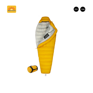 Alpine Guest高山客乐土10d轻量化成人800FP蓬鸭绒羽绒睡袋无异味