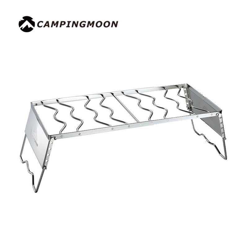 柯曼MS-1019折叠烧烤架加长锅具配烤网木炭烧烤多用防风调节档位