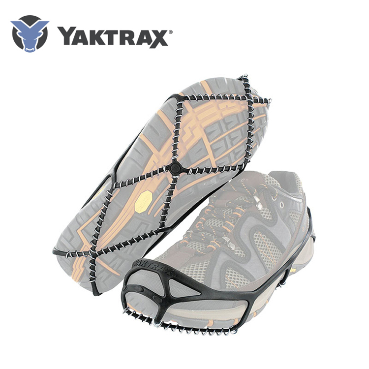 美国YAKTRAX雅途户外超轻雪地防滑小冰爪鞋套登山冰雪爪攀冰鞋链