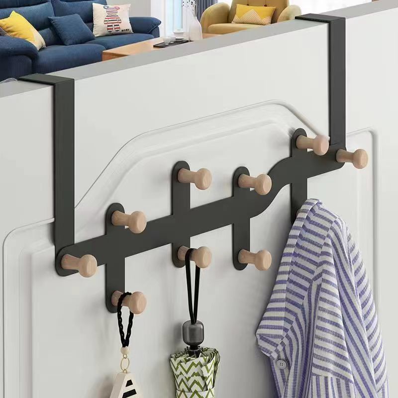 门后挂钩免打孔无痕收纳挂架卧室