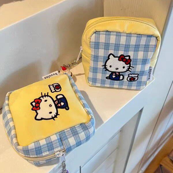 适用拍立得mini12富士KT猫相机收纳包小饰品化妆包手提零钱包女