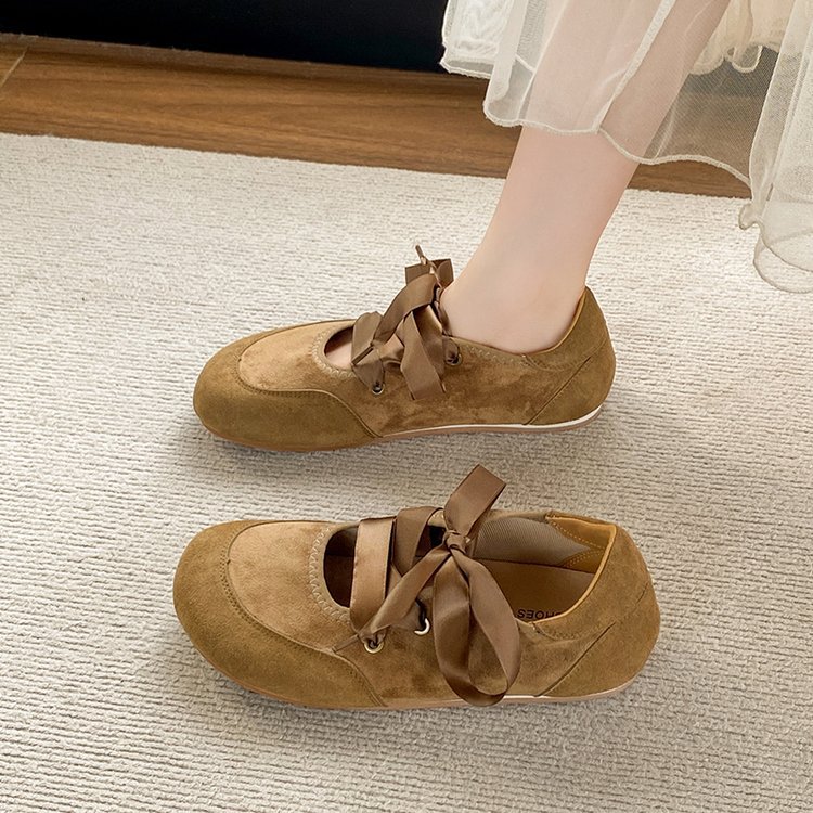 大码41到43玛丽珍勃肯鞋女2025新款夏季复古芭蕾风配裙子软底单鞋