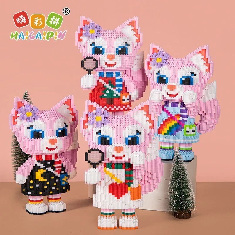 新款玲娜积木高级拼装积木儿童玩具男女孩生日礼物高颜值益智拼图,玩具/童车/益智/积木/模型,普通塑料积木,淘宝优惠券,粉丝福利购,淘宝优惠卷