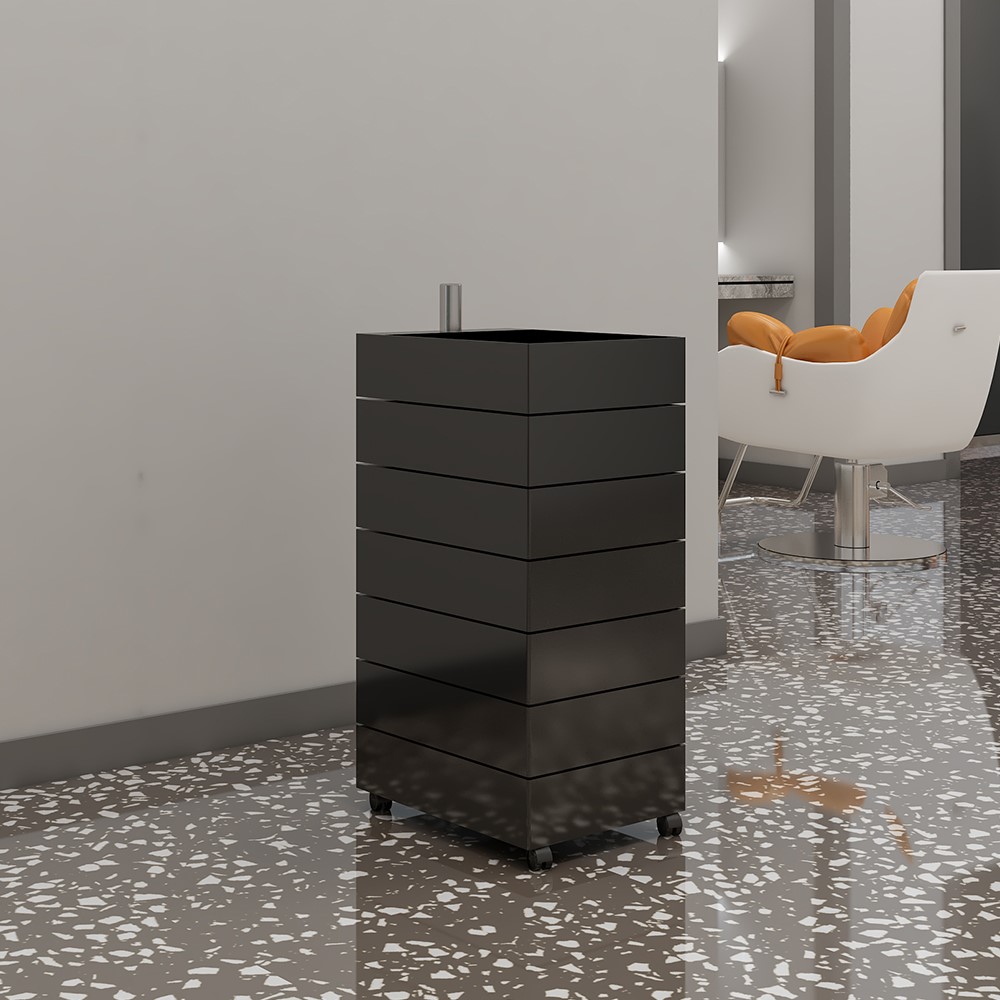 适用美发柜子发廊专用储物美发店剪发工具车发型师置物架理发店工