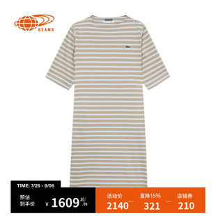 新款 BEAMSBOY女裝 半袖 條紋連衣裙2025夏季 寬松T恤長(zhǎng)裙260195XO