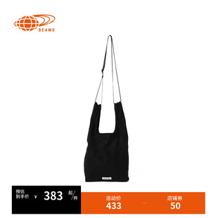 BEAMS男款帆布包单肩包2025冬春季新款日常实用款手提包650150XP