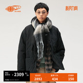 简约日系无领羽绒服180436XP 新款 BEAMS男装 绗缝羽绒外套2025冬季