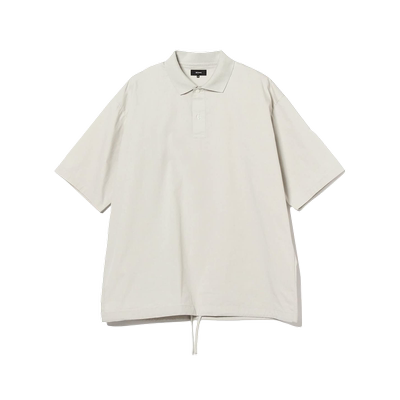 BEAMS翻领短袖polo衫简约基础款