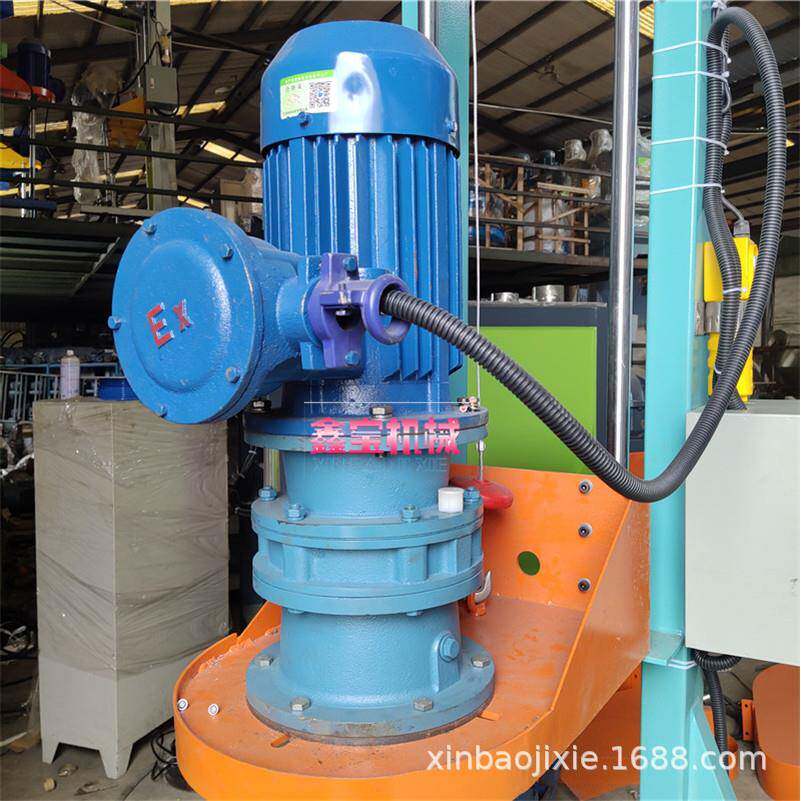 佛山低速胶水搅拌机 电动升降液体分散机 一机配多桶的搅拌设备