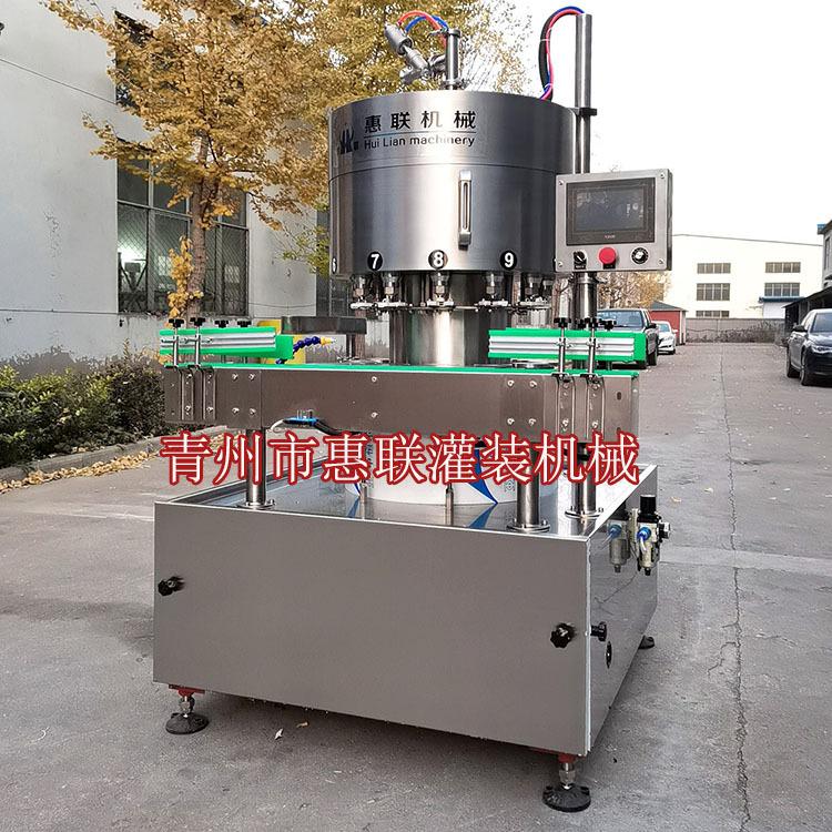 小把杯白酒灌装机 口杯酒灌装设备 高精度 电子定量旋转12头