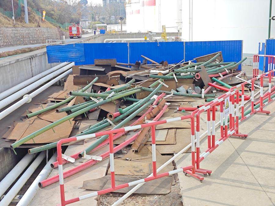 1月22日昆明油库油罐浮盘改造废旧钢板网络拍卖公告