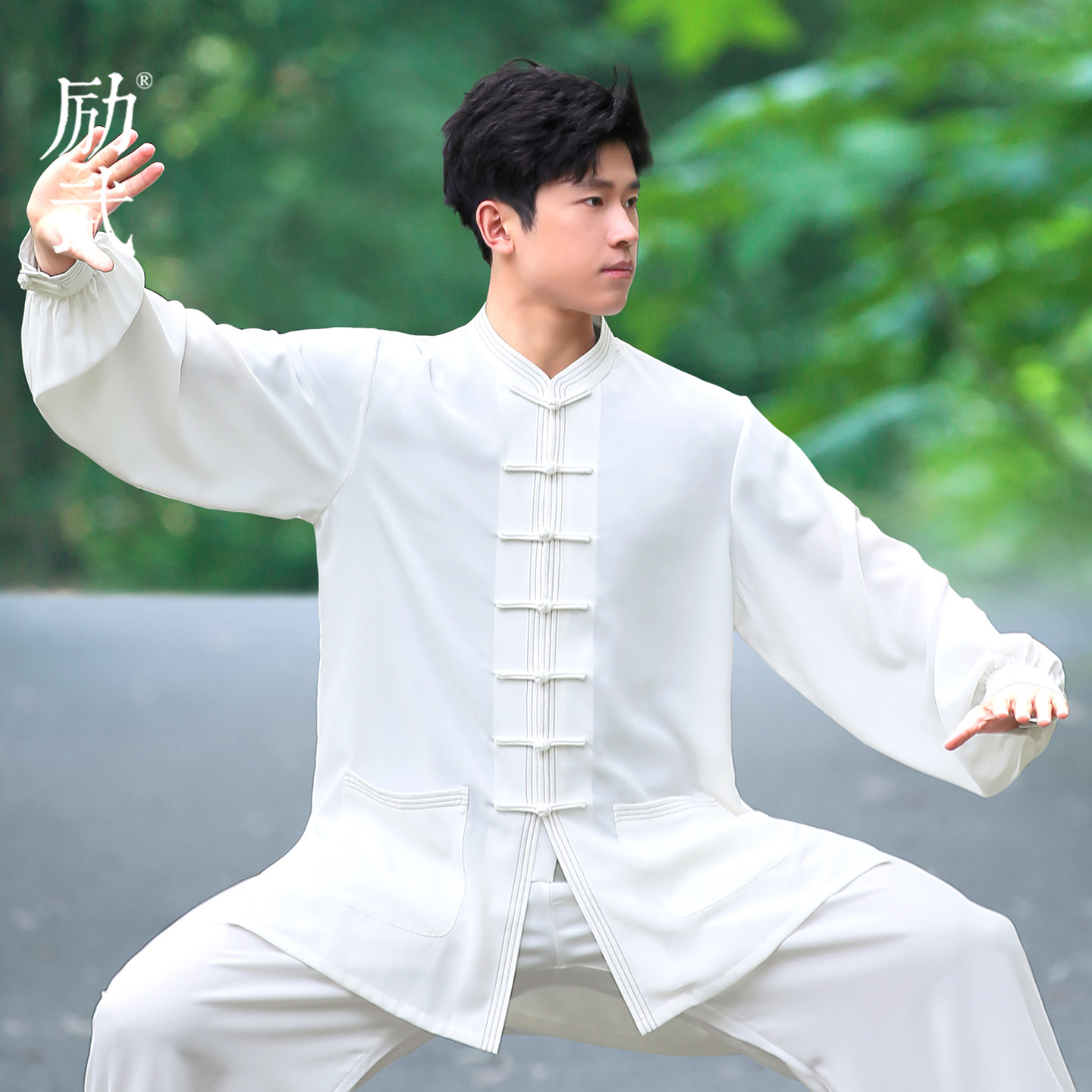 日常可穿太极拳练功服，休闲套装图片