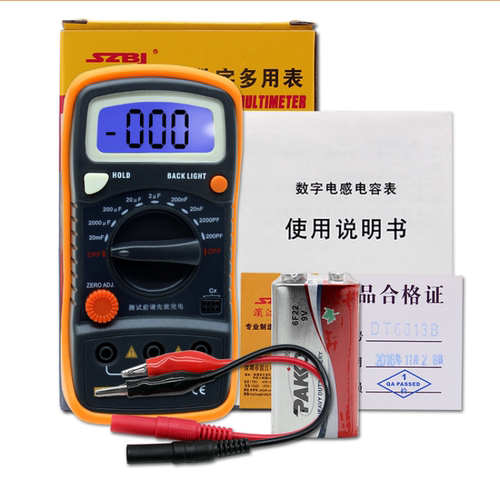 滨江高精度数字电桥电感电容电阻测量表6013LCR仪VC6243标配+20A