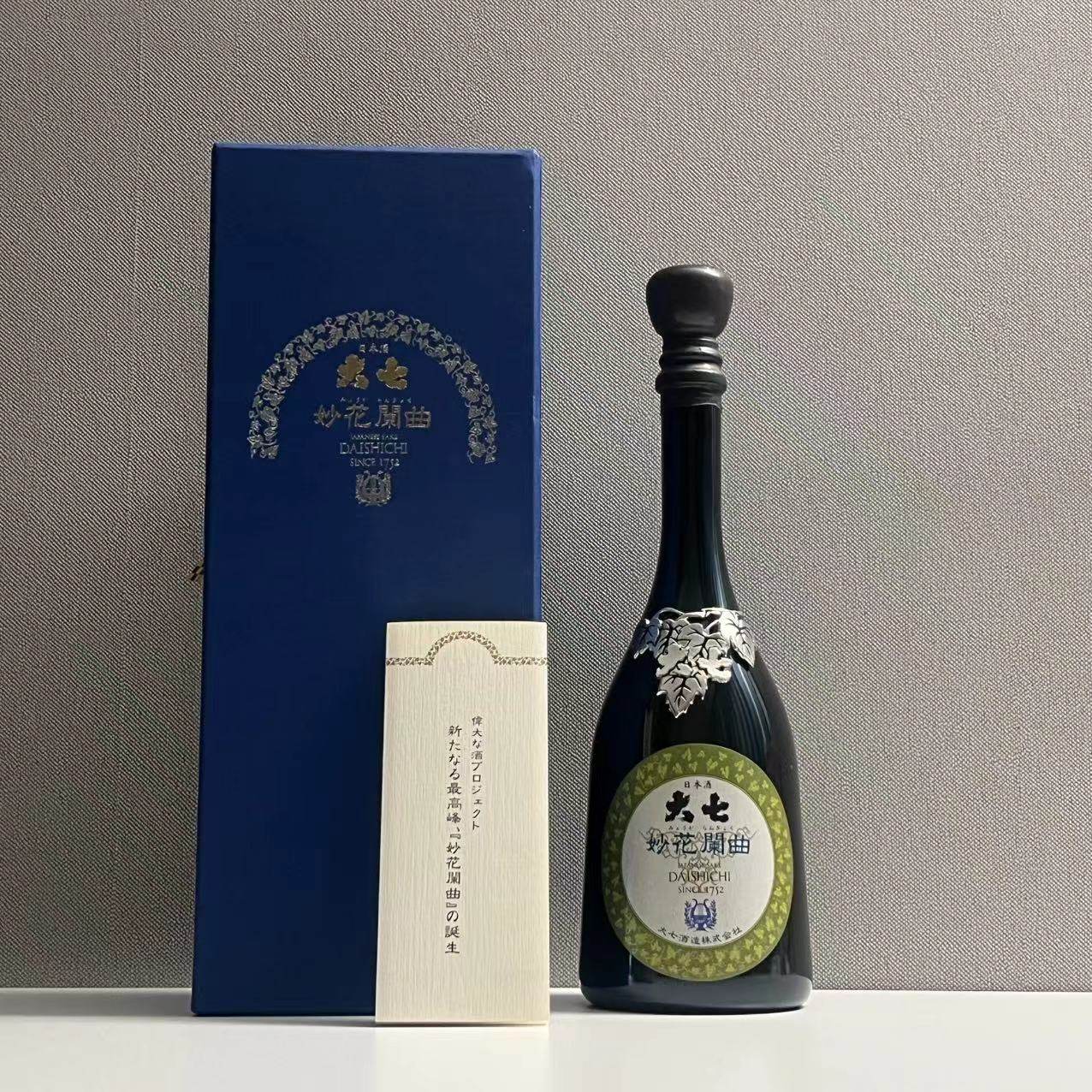 【25年5月】日本清酒大七 妙兰花曲 纯米大吟酿 礼盒装 720lml