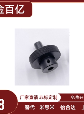 HOK40/50/63/80-6/8/10/12/16 带螺纹孔型 铝合金 压纹 手轮 HOKW